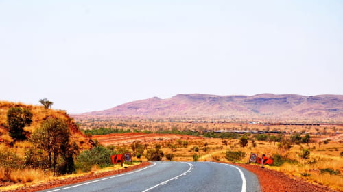 Australia - Road in the Outbacks Pibara Region